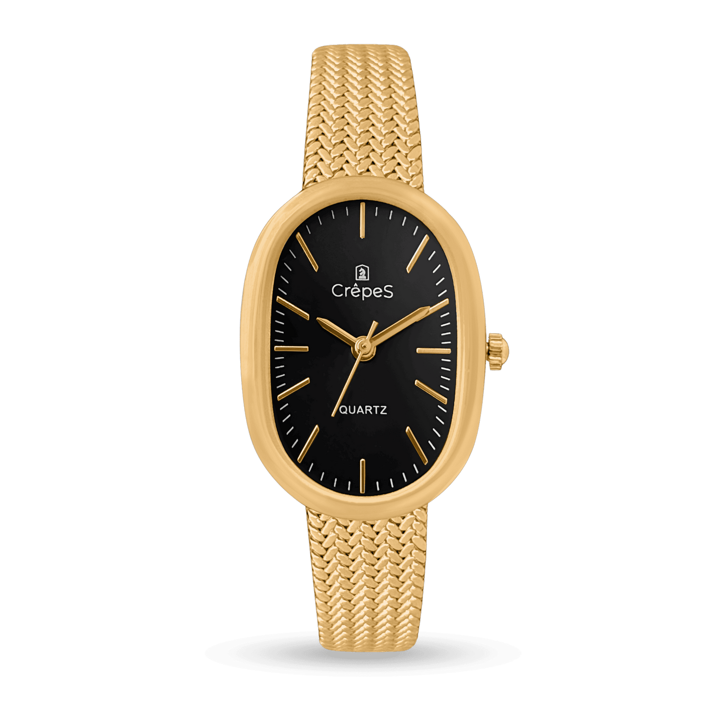 OVAL STAINLESS STEEL WATCH WITH JAPANESE MOVEMENT | WOMEN