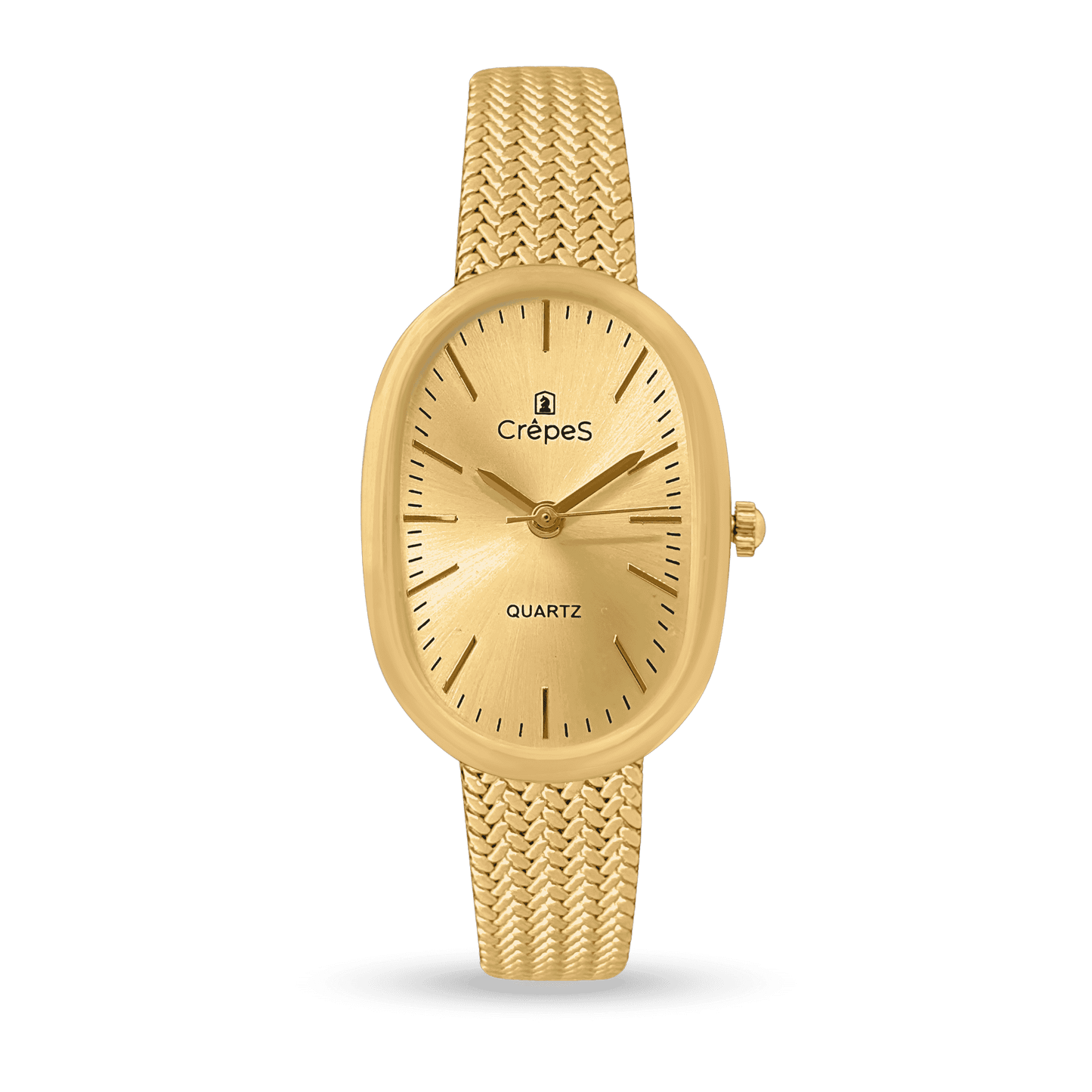 OVAL STAINLESS STEEL WATCH WITH JAPANESE MOVEMENT | WOMEN