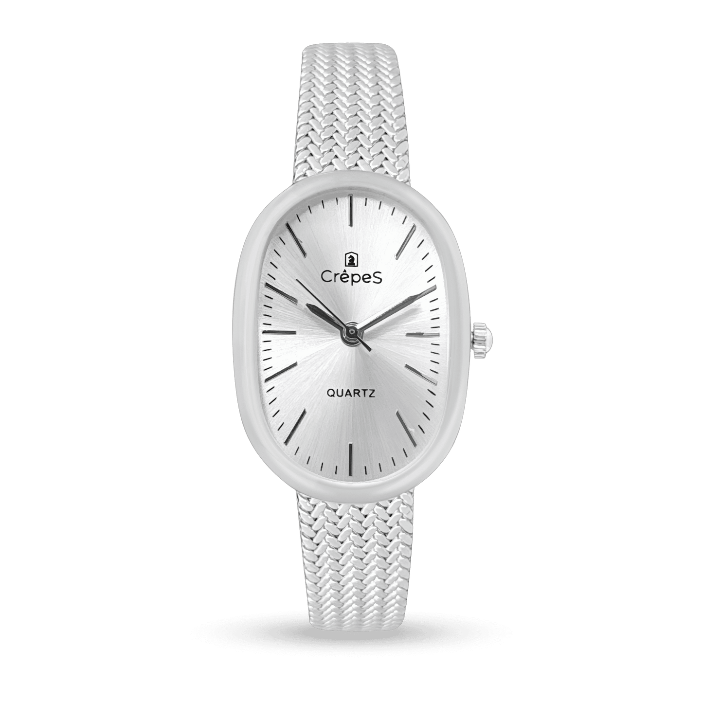 OVAL STAINLESS STEEL WATCH WITH JAPANESE MOVEMENT | WOMEN