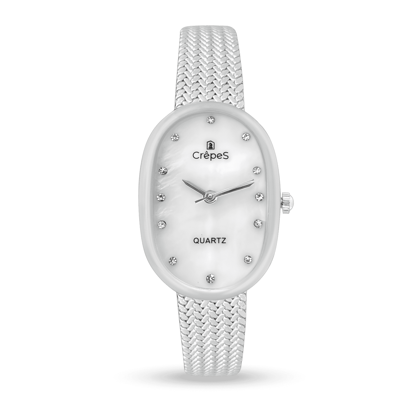 OVAL STAINLESS STEEL WATCH WITH JAPANESE MOVEMENT | WOMEN