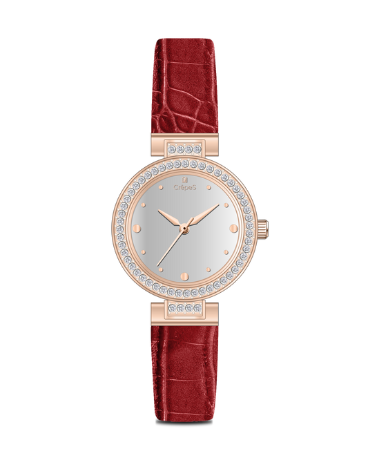 LILY LEATHER STRAP WATCH WITH JAPANESE MOVEMENT | WOMEN