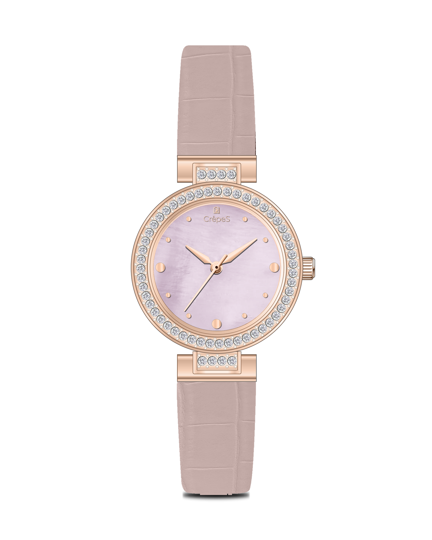 LILY LEATHER STRAP WATCH WITH JAPANESE MOVEMENT | WOMEN