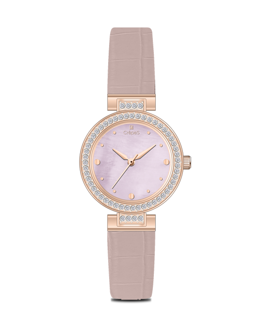 LILY LEATHER STRAP WATCH WITH JAPANESE MOVEMENT | WOMEN