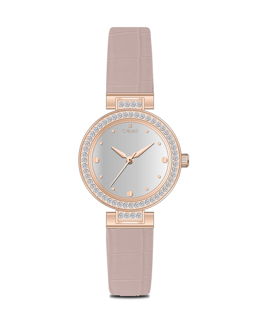 LILY LEATHER STRAP WATCH WITH JAPANESE MOVEMENT | WOMEN