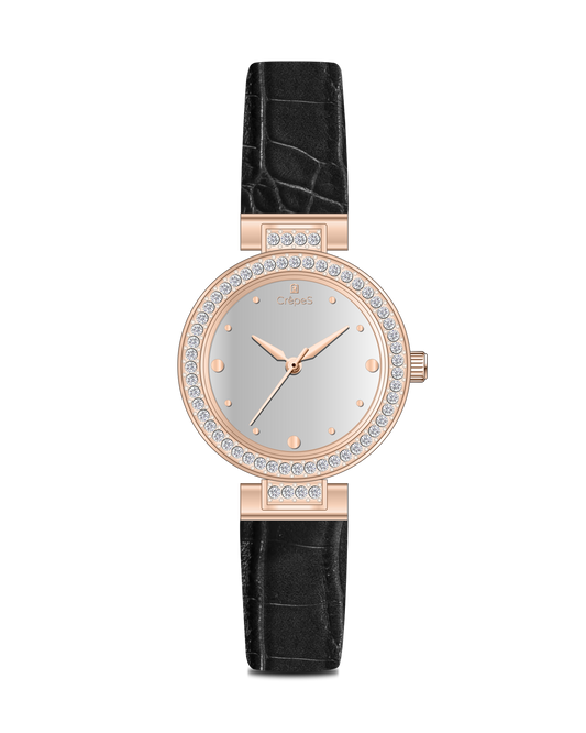 LILY LEATHER STRAP WATCH WITH JAPANESE MOVEMENT | WOMEN