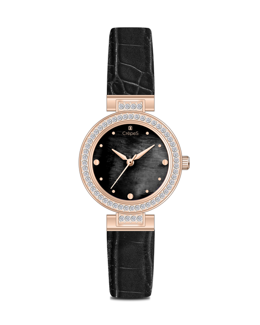 LILY LEATHER STRAP WATCH WITH JAPANESE MOVEMENT | WOMEN