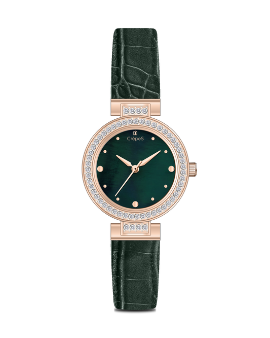 LILY LEATHER STRAP WATCH WITH JAPANESE MOVEMENT | WOMEN