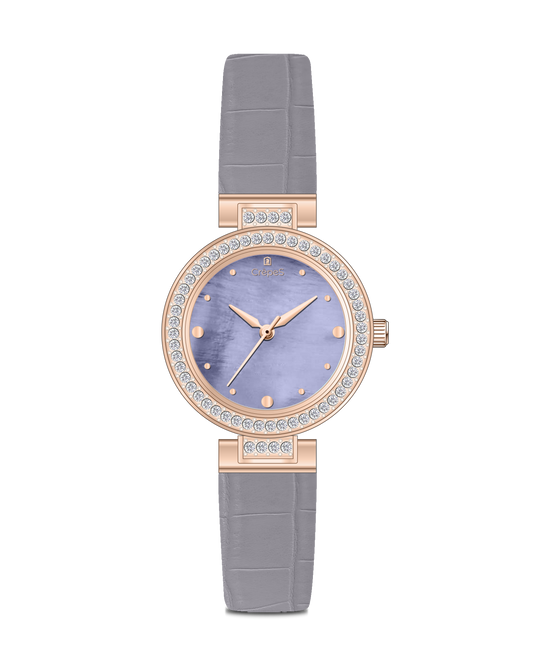 LILY LEATHER STRAP WATCH WITH JAPANESE MOVEMENT | WOMEN