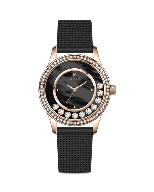 STARLIT STAINLESS STEEL STRAP WATCH WITH JAPANESE MOVEMENT | WOMEN