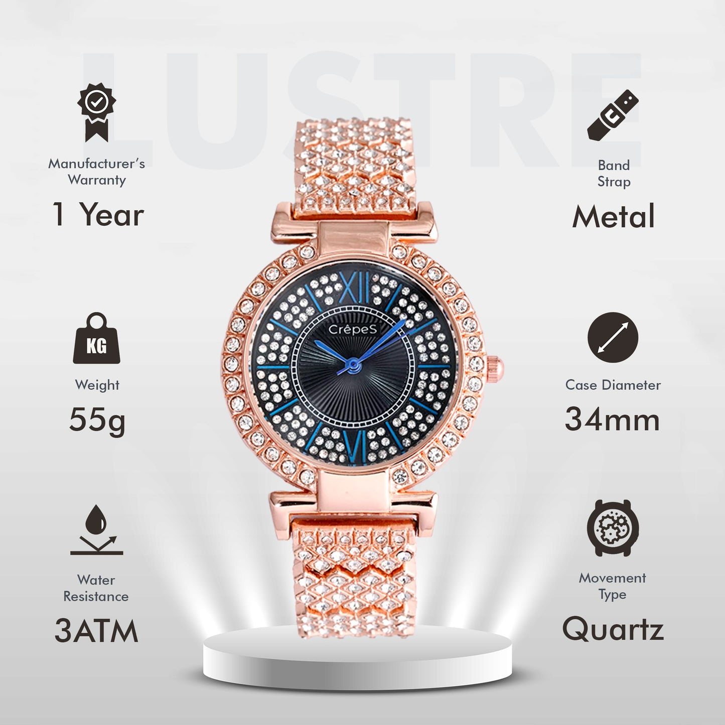 LUSTRE STONE ROSE GOLD | WOMEN