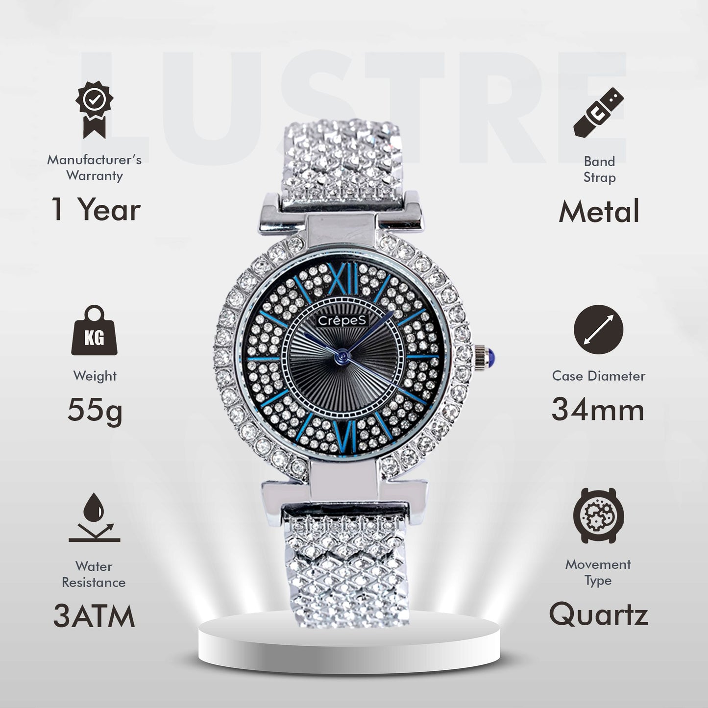 LUSTRE STONE SILVER | WOMEN
