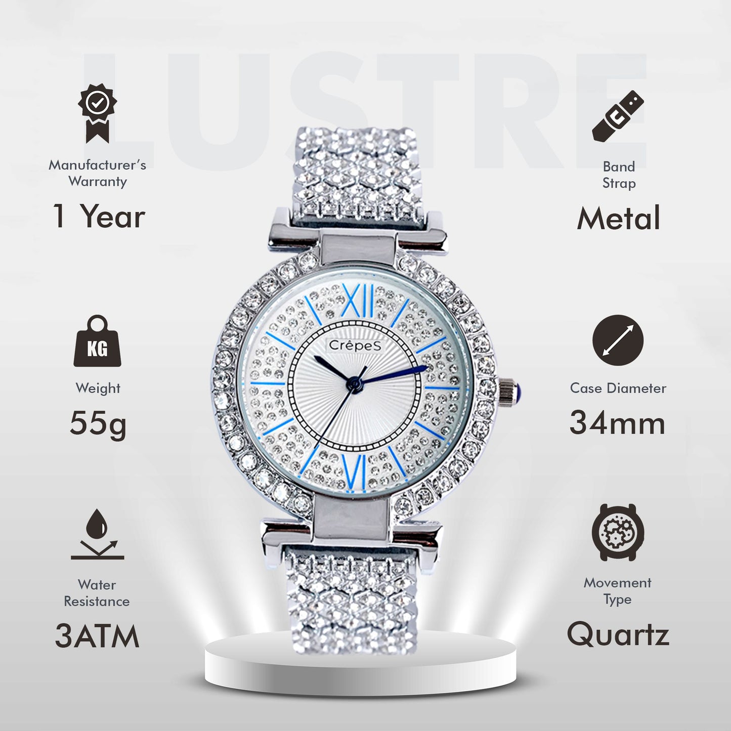 LUSTRE STONE SILVER | WOMEN