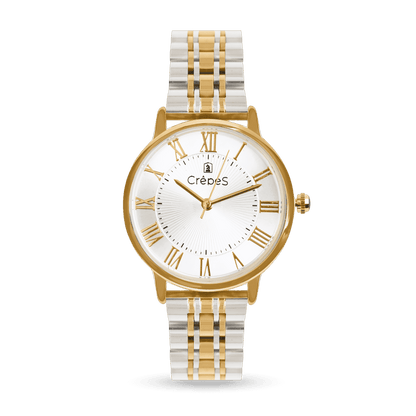 RAY ROMAN DUO TONE-GOLD STAINLESS STEEL | WOMEN