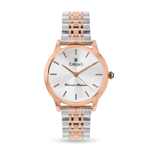 DOME DUO TONE STAINLESS STEEL | WOMEN