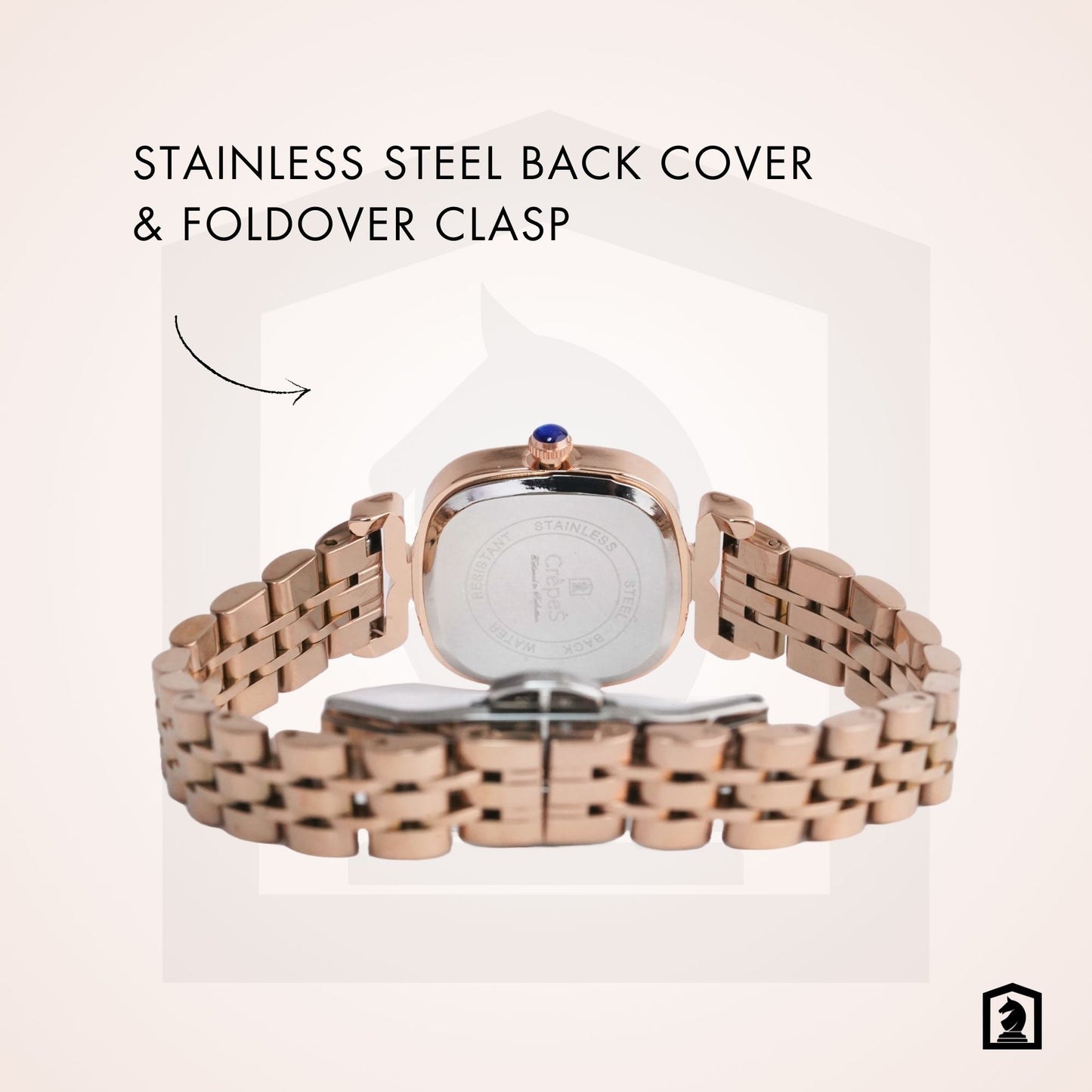 TETRA ROSE GOLD STAINLESS STEEL | WOMEN