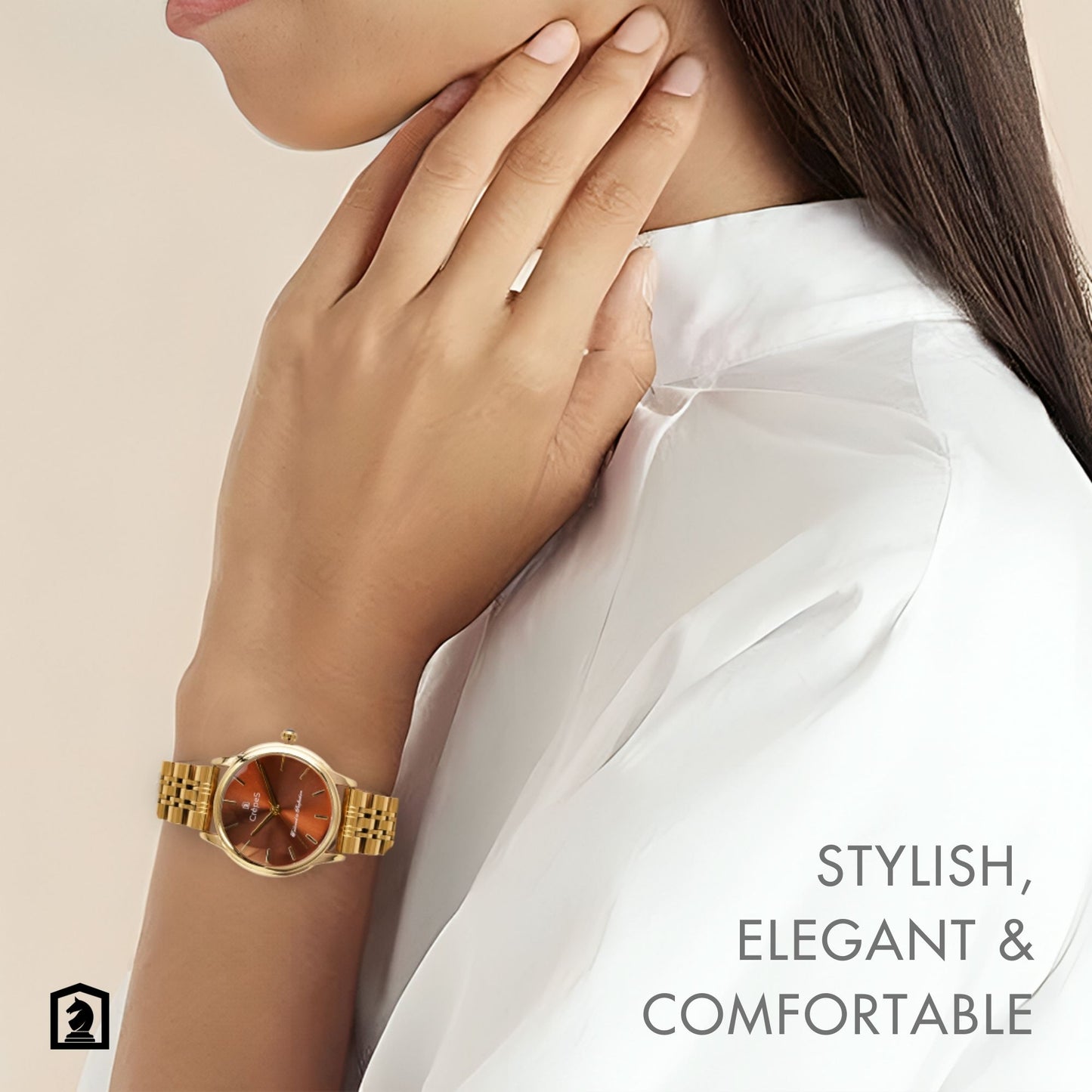 DOME GOLD STAINLESS STEEL | WOMEN