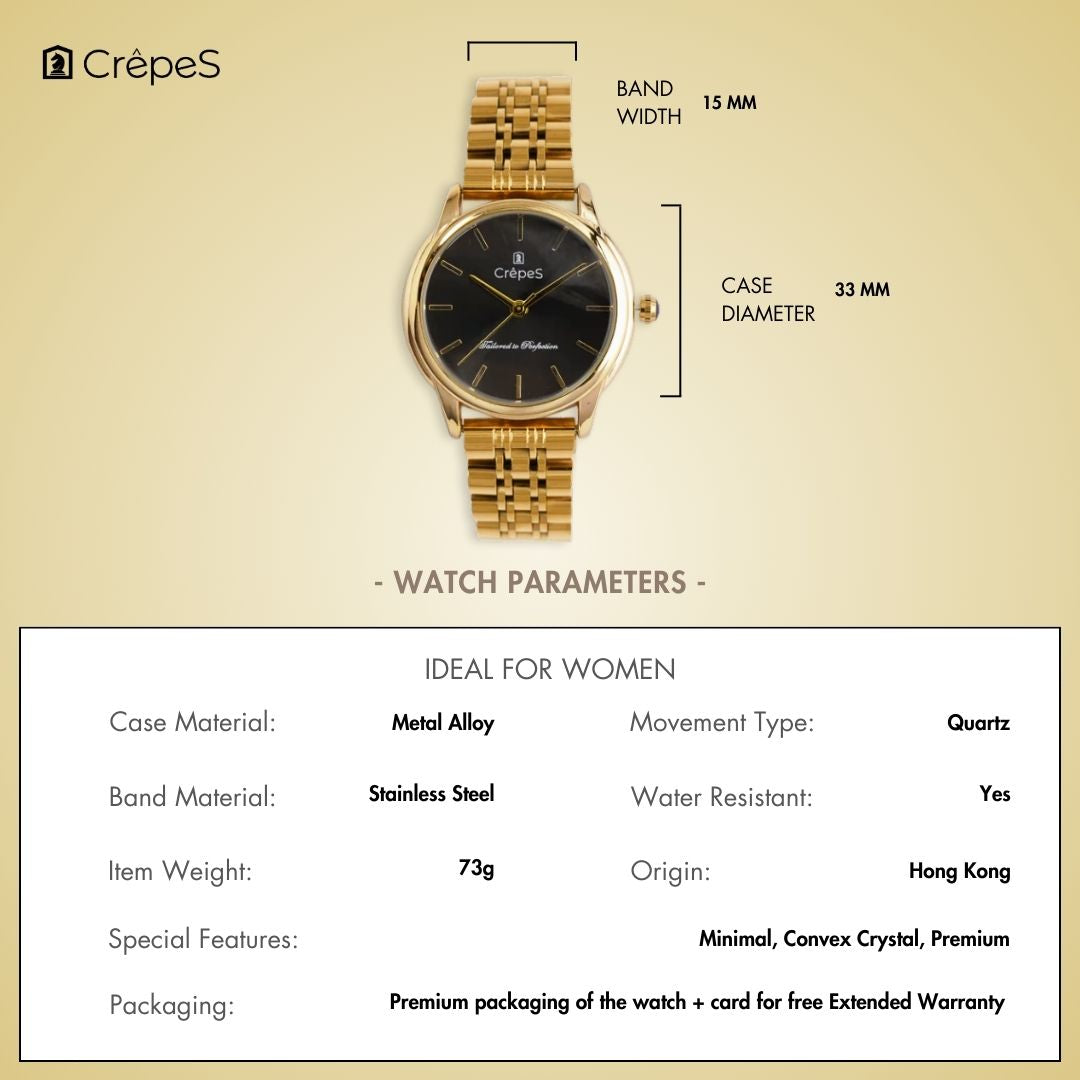 DOME GOLD STAINLESS STEEL | WOMEN