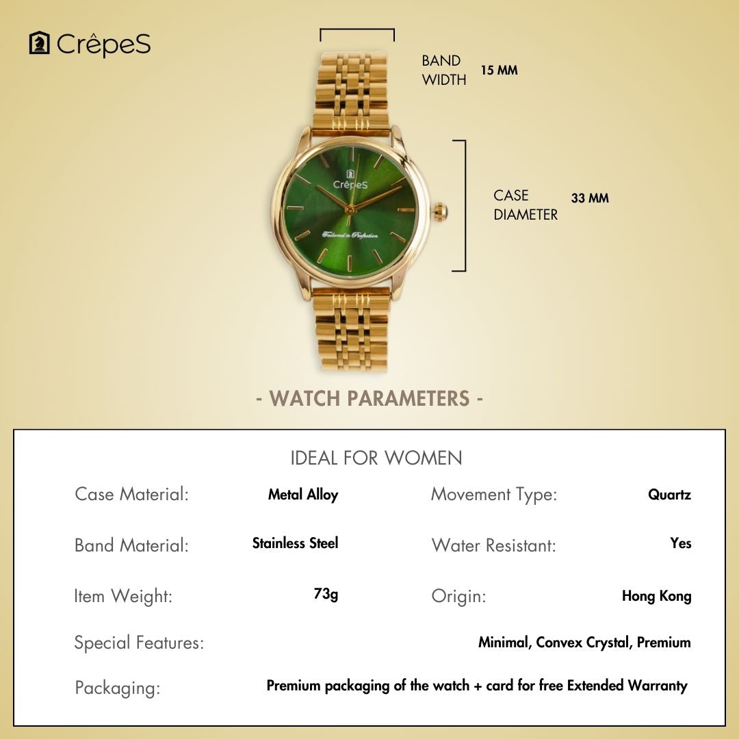 DOME GOLD STAINLESS STEEL | WOMEN