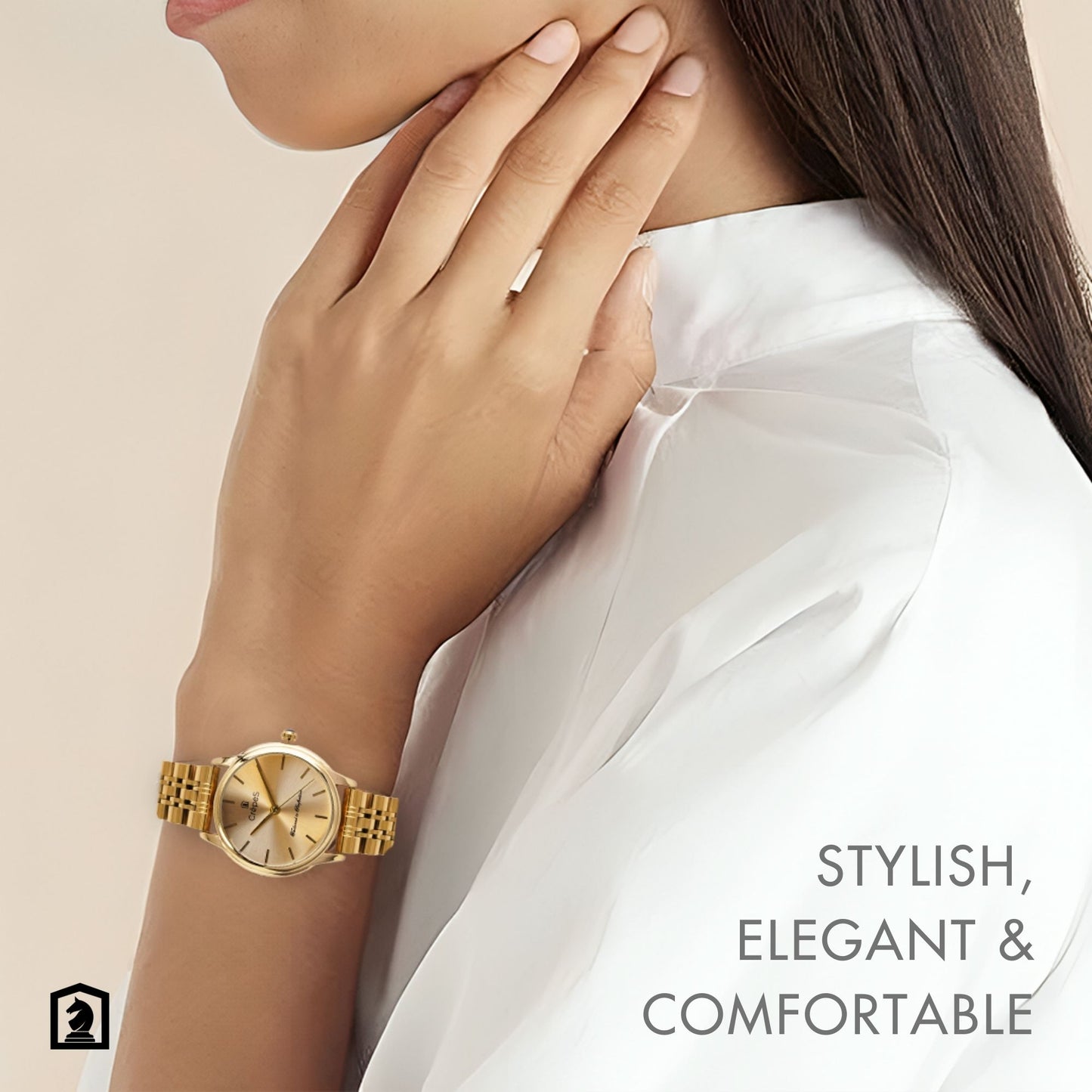 DOME GOLD STAINLESS STEEL | WOMEN