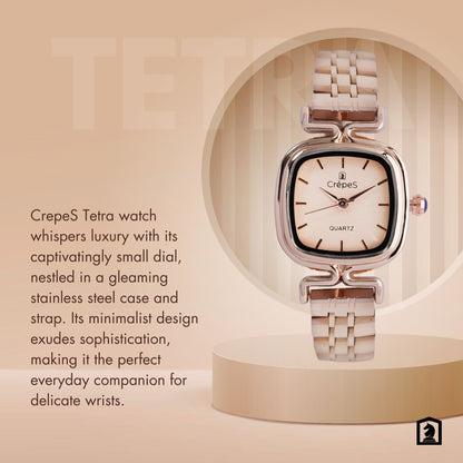 TETRA ROSE GOLD STAINLESS STEEL | WOMEN