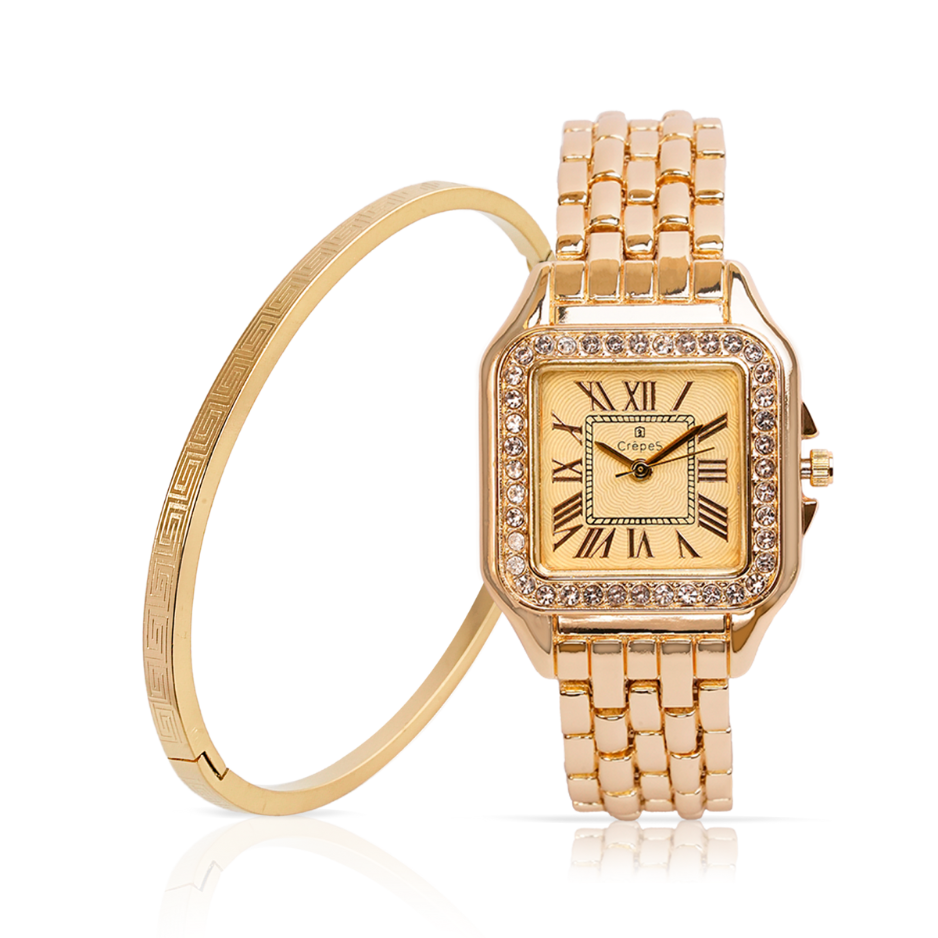 CARTELLA STONE GOLD & VERCE BRACELET GOLD COMBO | WOMEN