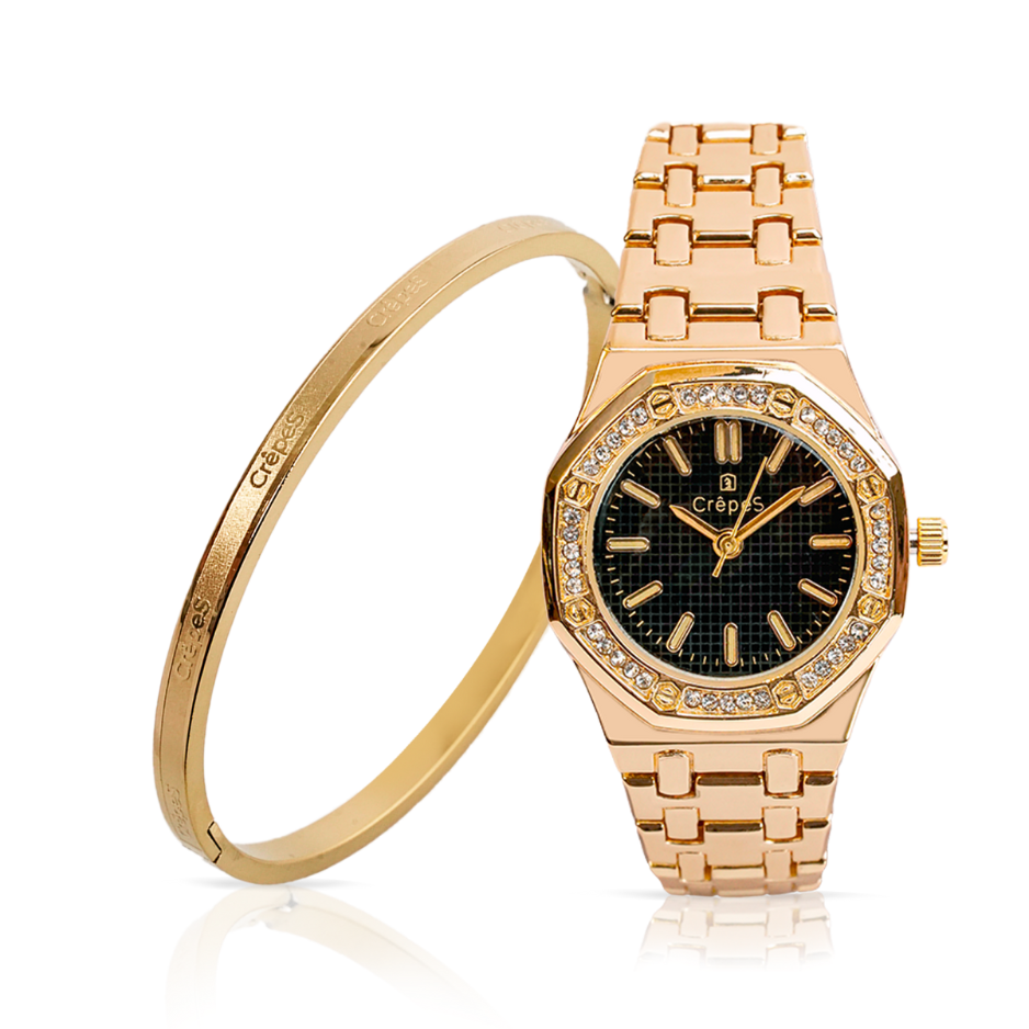 OCTA GOLD & SIGNATURE BRACELET GOLD COMBO | WOMEN