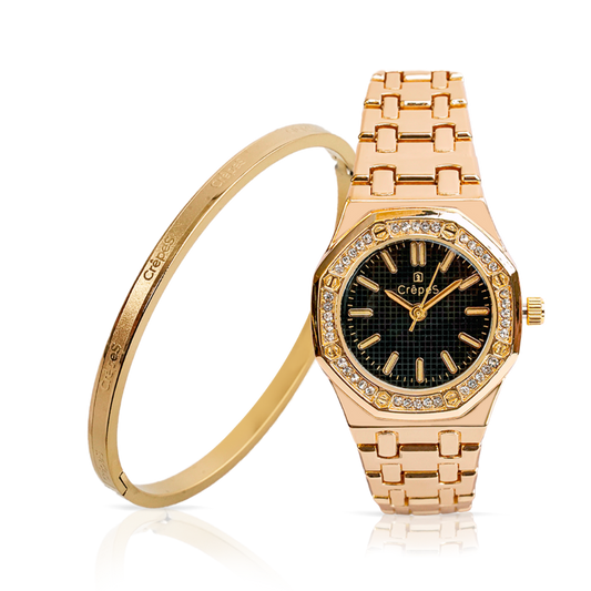 OCTA GOLD & SIGNATURE BRACELET GOLD COMBO | WOMEN