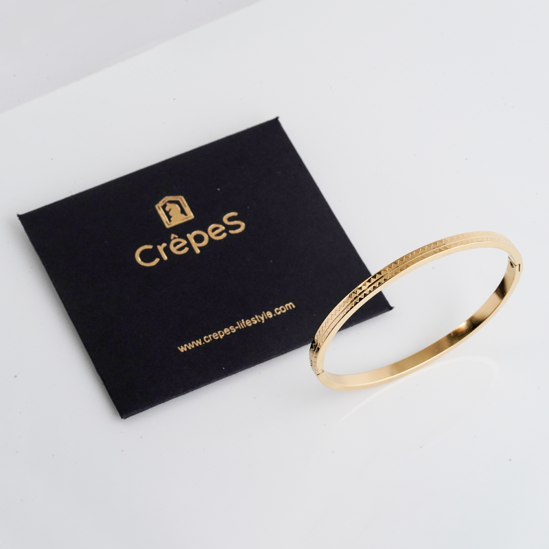 CrepeS Zigzag Gold - SS Bracelet | Women