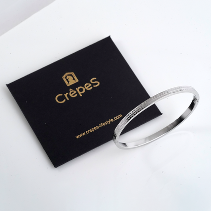 CrepeS Zigzag Silver - SS Bracelet | Women