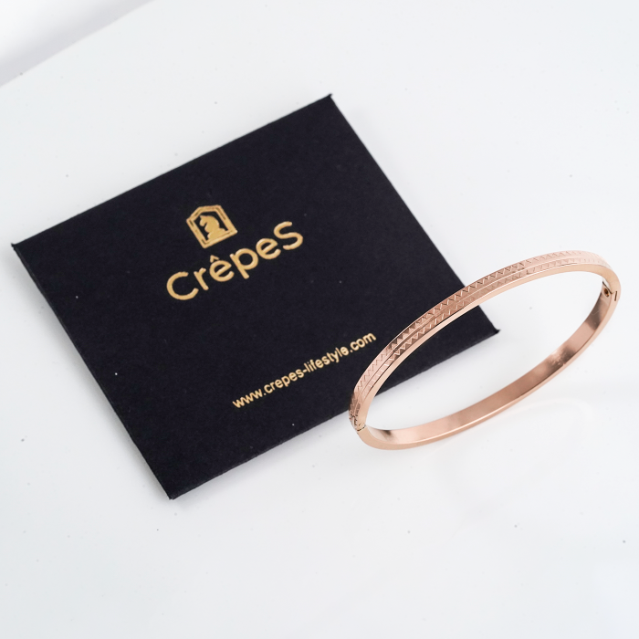 CrepeS Zigzag Rose Gold - SS Bracelet | Women