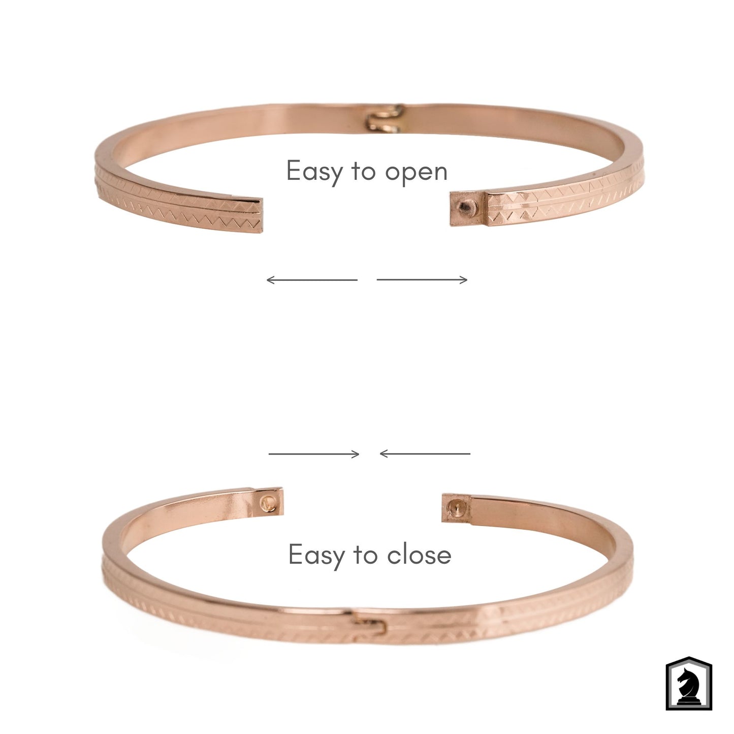 CrepeS Zigzag Rose Gold - SS Bracelet | Women