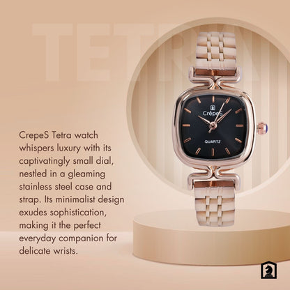 TETRA ROSE GOLD STAINLESS STEEL | WOMEN