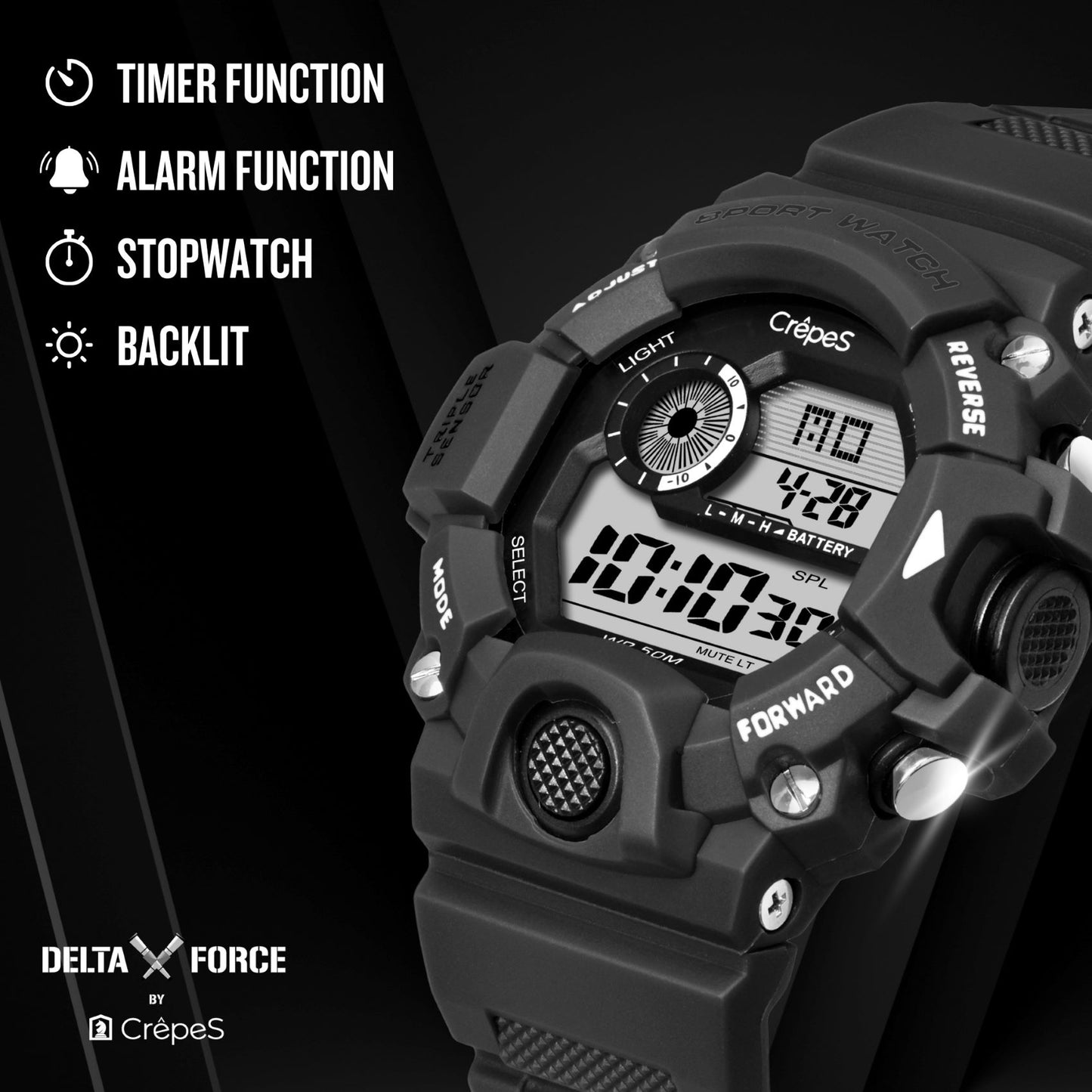 DELTA FORCE SEAL DIGITAL WATCH | MEN