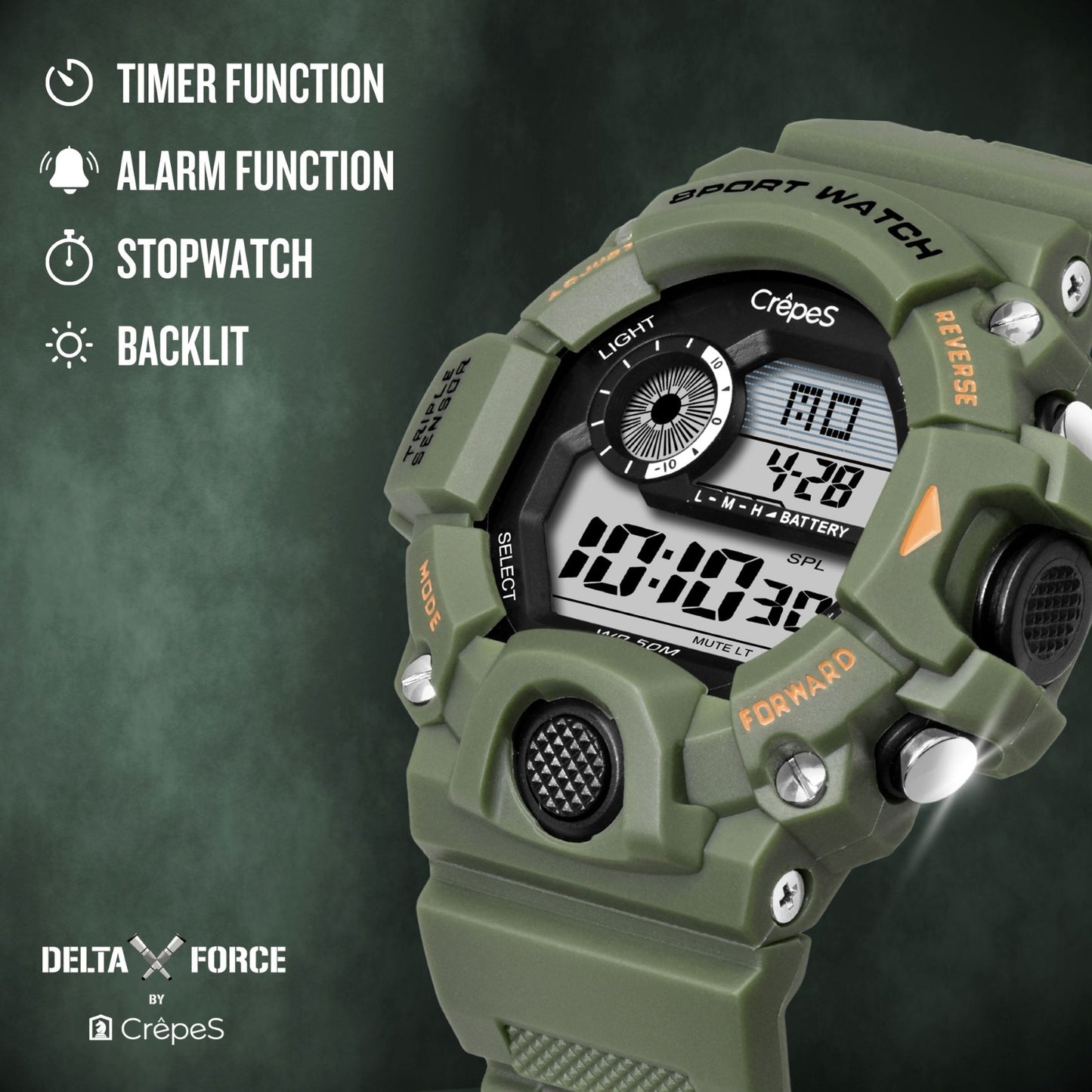 DELTA FORCE SEAL DIGITAL WATCH | MEN