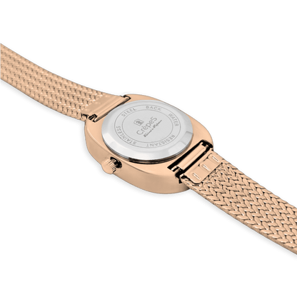 OVAL STAINLESS STEEL WATCH WITH JAPANESE MOVEMENT | WOMEN