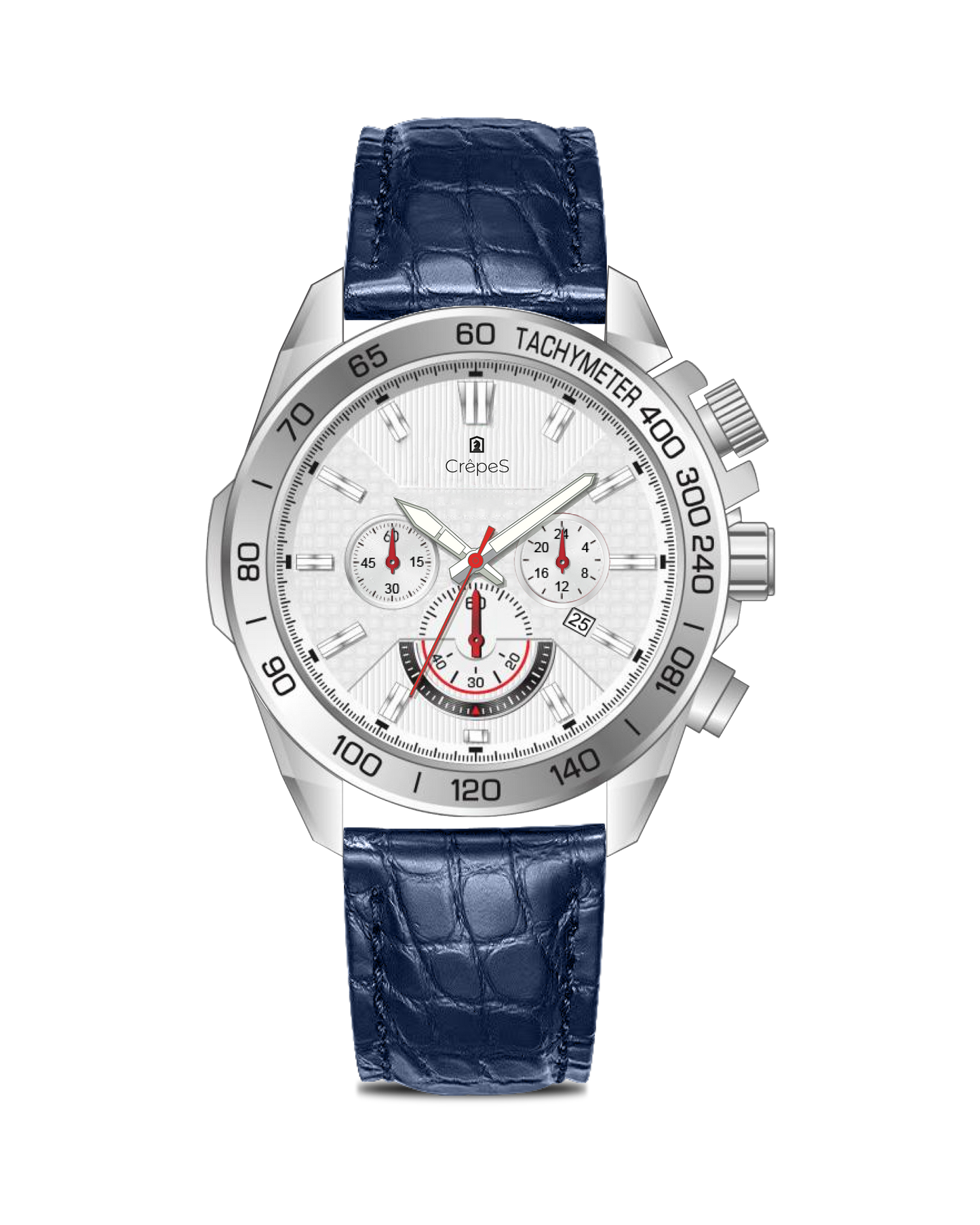 BOLT LEATHER STRAP - CHRONOGRAPH WATCH WITH JAPANESE MOVEMENT | MEN (Copy)