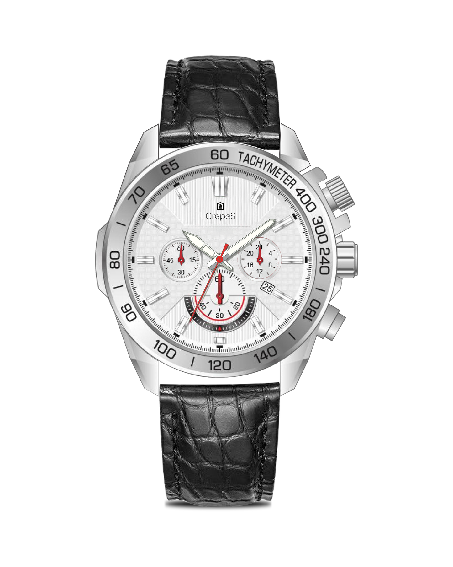 BOLT LEATHER STRAP - CHRONOGRAPH WATCH WITH JAPANESE MOVEMENT | MEN (Copy)