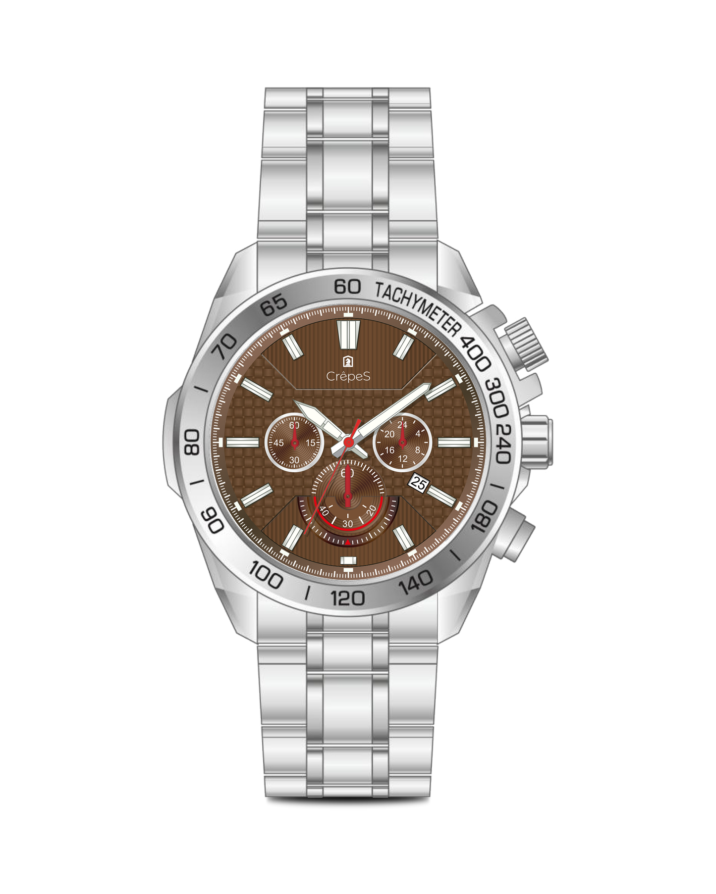 BOLT STAINLESS STEEL STRAP - CHRONOGRAPH WATCH WITH JAPANESE MOVEMENT | MEN