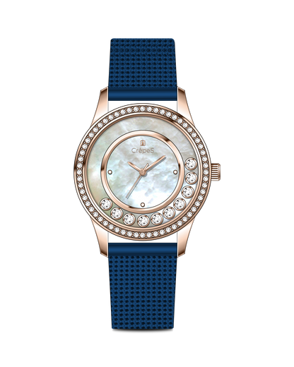 STARLIT STAINLESS STEEL STRAP WATCH WITH JAPANESE MOVEMENT | WOMEN