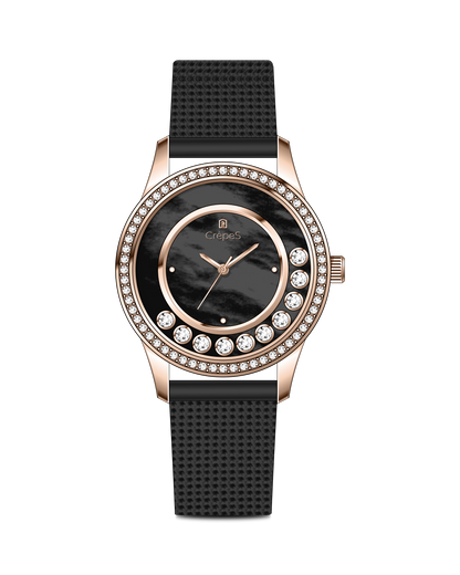 STARLIT STAINLESS STEEL STRAP WATCH WITH JAPANESE MOVEMENT | WOMEN