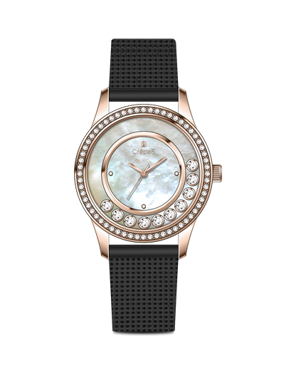 STARLIT STAINLESS STEEL STRAP WATCH WITH JAPANESE MOVEMENT | WOMEN