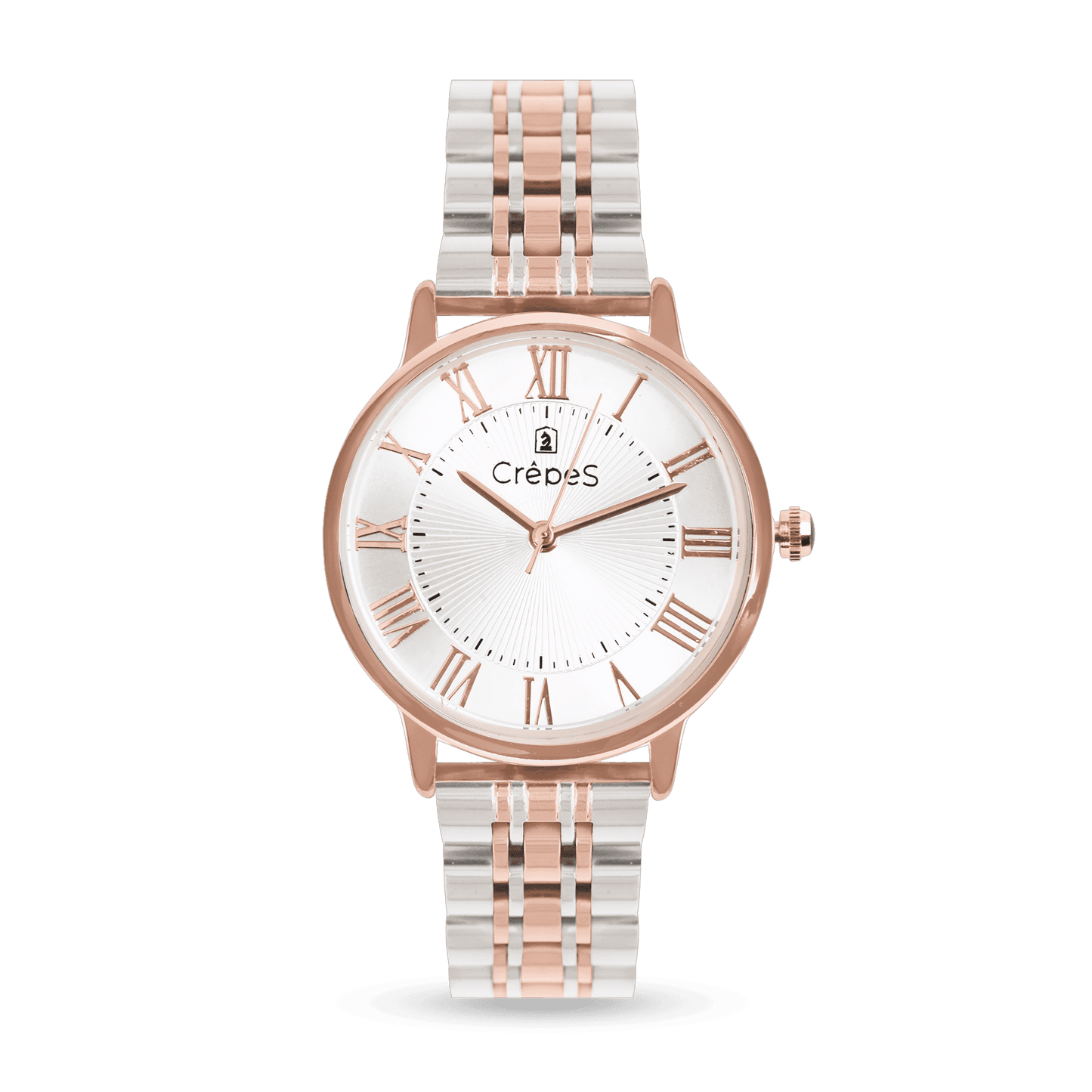 RAY ROMAN DUO TONE-ROSE GOLD STAINLESS STEEL | WOMEN