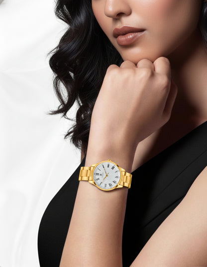 ROMAN QUEEN STAINLESS STEEL STRAP WITH JAPANESE MOVEMENT | WOMEN