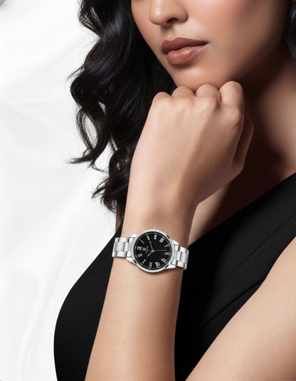 ROMAN QUEEN STAINLESS STEEL STRAP WITH JAPANESE MOVEMENT | WOMEN