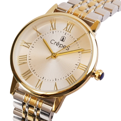 RAY ROMAN DUO TONE-GOLD STAINLESS STEEL | WOMEN