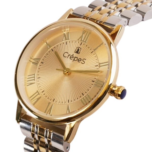 RAY ROMAN DUO TONE-GOLD STAINLESS STEEL | WOMEN