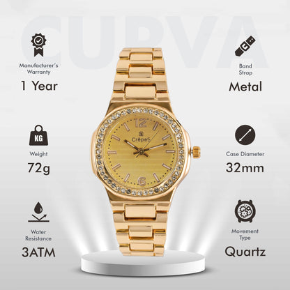 CURVA STONE GOLD | WOMEN