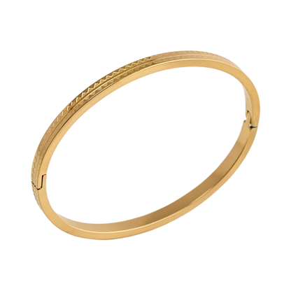 CrepeS Zigzag Gold - SS Bracelet | Women