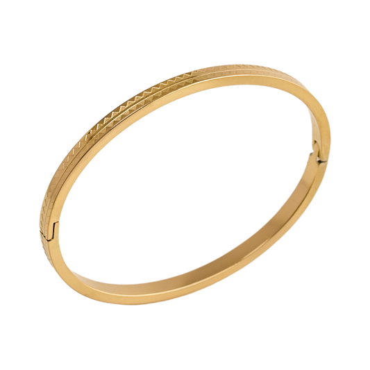 CrepeS Zigzag Gold - SS Bracelet | Women