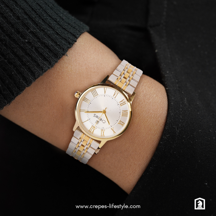 RAY ROMAN DUO TONE-GOLD STAINLESS STEEL | WOMEN